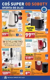 Gazetka promocyjna Aldi - Gazetka - ważna od 25.02 do 25.02.2024 - strona 37 - produkty: Top, Rum, Czajnik elektryczny, Rozdrabniacz, Czajnik, O nas, Pojemnik, Toster