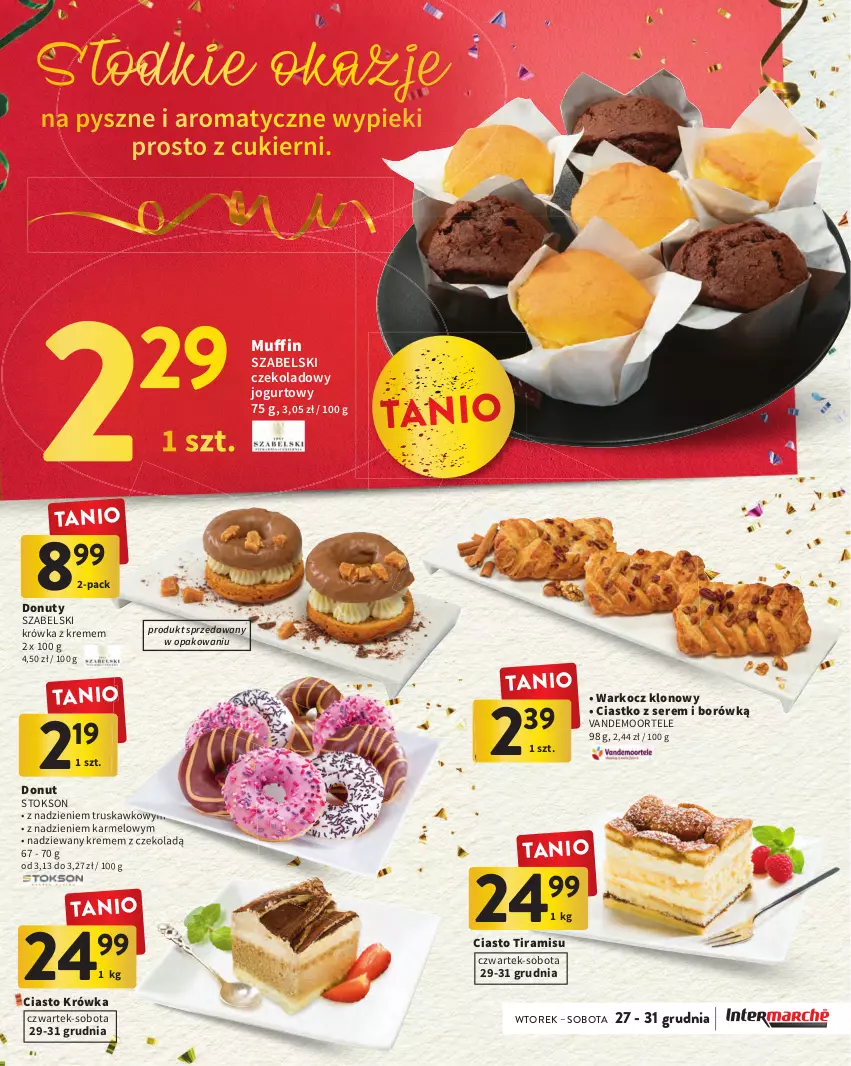 Gazetka promocyjna Intermarche - Gazetka Intermarche - ważna 27.12.2022 do 11.01.2023 - strona 21 - produkty: Cukier, Donut, Jogurt, Koc, Nuty, Ser