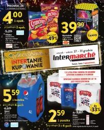 Gazetka promocyjna Intermarche - Gazetka Intermarche - Gazetka - ważna od 11.01 do 11.01.2023 - strona 1 - produkty: Piwo, Wyrzutnia, Chipsy, Pepsi, Crunchips, Strzałów