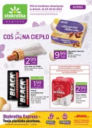 Gazetka promocyjna Stokrotka - Stokrotka Express - Gazetka - ważna od 30.03 do 30.03.2022 - strona 1 - produkty: Piwa, Piwo, Gra, Warka, Lack, Mleczko, Napój, Milka
