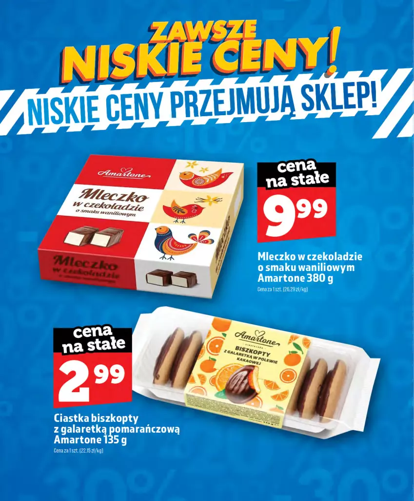Gazetka promocyjna Topaz - Gazetka - ważna 09.07 do 01.12.2026 - strona 45 - produkty: Biszkopty, Ciastka, Gala, Mleczko