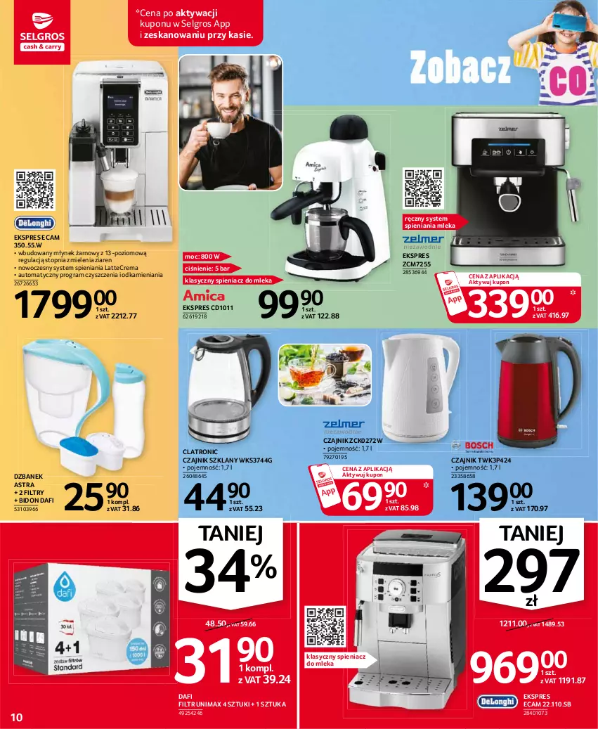 Gazetka promocyjna Selgros - Oferta przemysłowa - ważna 21.01 do 03.02.2021 - strona 10 - produkty: Czajnik, Dzbanek, Gra, LG, Młynek, Top