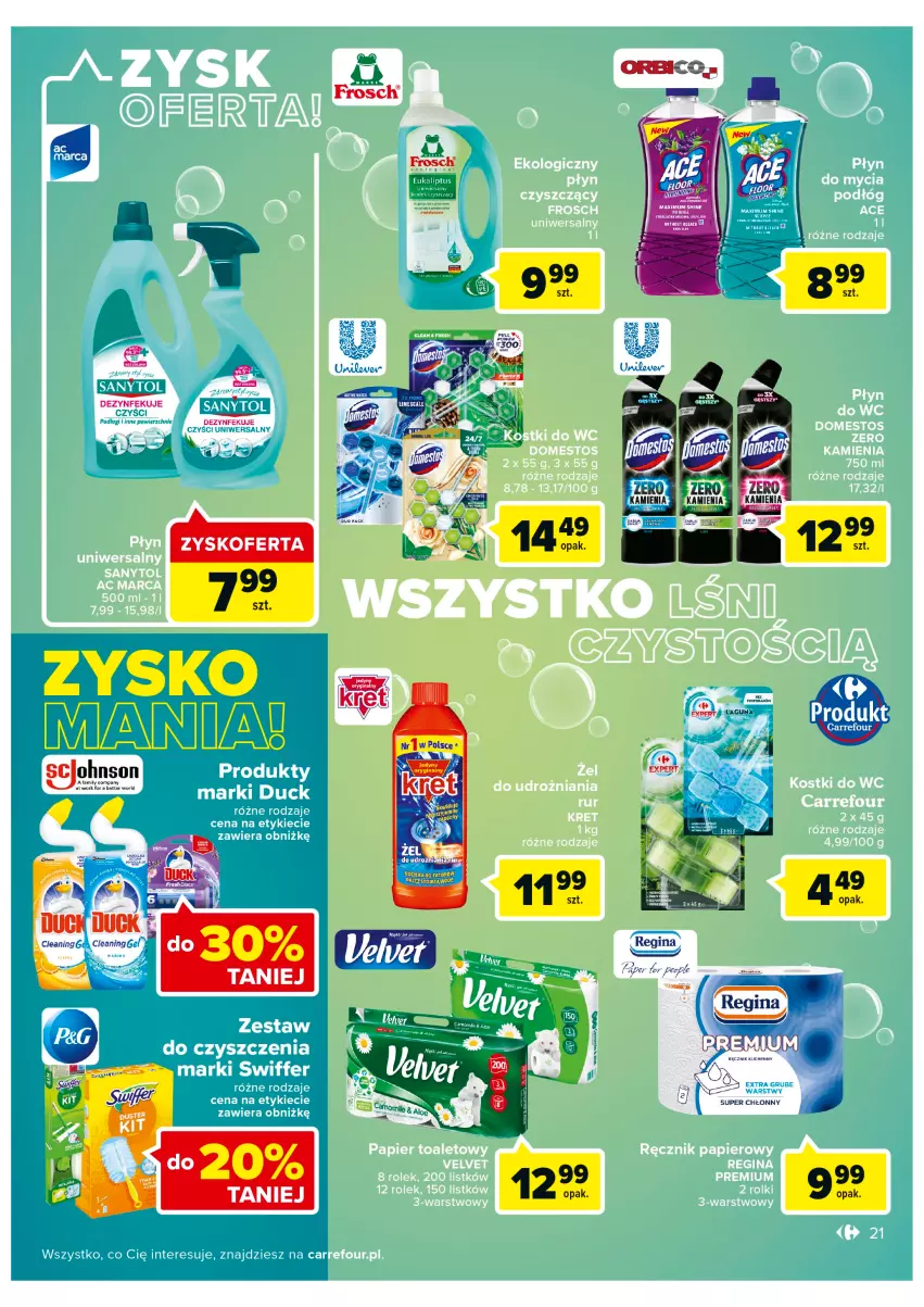 Gazetka promocyjna Carrefour - Gazetka Carrefour Bielany Wrocławskie - ważna 16.08 do 28.08.2022 - strona 21 - produkty: Duck