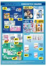 Gazetka promocyjna Carrefour - Gazetka Wielki wybór cenionych marek - Gazetka - ważna od 22.04 do 22.04.2023 - strona 47 - produkty: Gin, Papier, Proszek do prania, Papier toaletowy, Ręcznik, Rolki, Chusteczki, Kapsułki do prania, LG