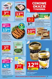 Gazetka promocyjna Auchan - Pewność niskich cen Supermarket - Gazetka - ważna od 06.08 do 06.08.2025 - strona 5 - produkty: Kurczak, Serek wiejski, Ser, Piątnica, Kawa, Lody, LANA, Serek, Edam, Zielona Budka, Frankfurterki, Twój Smak, Gouda, Szpinak