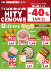 Gazetka promocyjna Kaufland - Gazetka tygodnia - Gazetka - ważna od 24.09 do 24.09.2025 - strona 4 - produkty: Mandarynki, Krakus, Warzywa, Ser, Por, Surówka, Królewski, Szynka konserwowa, Szynka, Schab wieprzowy, Sport, Surówka coleslaw, Owoce, Kiełbasa, Olewnik