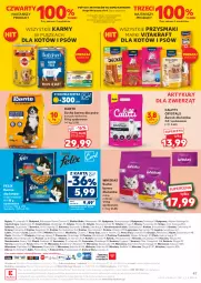 Gazetka promocyjna Kaufland - Gazetka tygodnia - Gazetka - ważna od 24.09 do 24.09.2025 - strona 47 - produkty: Kurczak, Top, Sos, Por, Telefon, Vitakraft, Whiskas, O nas, Dres, Lion, Piast, Przysmaki, Wołowina, Felix, Waga, Orka, Sucha karma, Monte, Fa