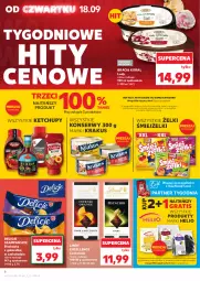 Gazetka promocyjna Kaufland - Gazetka tygodnia - Gazetka - ważna od 24.09 do 24.09.2025 - strona 6 - produkty: Ketchup, Krakus, Ser, Por, Gra, Lody, Czekolada, Delicje, Waga, Gala, Helio, Biszkopty, Lindt