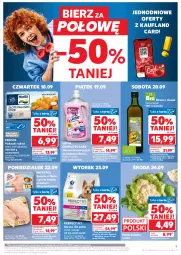 Gazetka promocyjna Kaufland - Gazetka tygodnia - Gazetka - ważna od 24.09 do 24.09.2025 - strona 9 - produkty: Kalafior, Frosta, Gin, Paluszki rybne, Płyn do płukania, Oliwa z oliwek, Oliwa