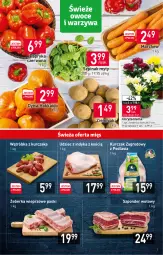 Gazetka promocyjna Stokrotka - Market - Gazetka - ważna od 26.10 do 26.10.2022 - strona 3 - produkty: Kurczak, Udziec z indyka, Chryzantema, Papryka czerwona, Papryka, Ziemniaki, Szponder wołowy, Szpinak