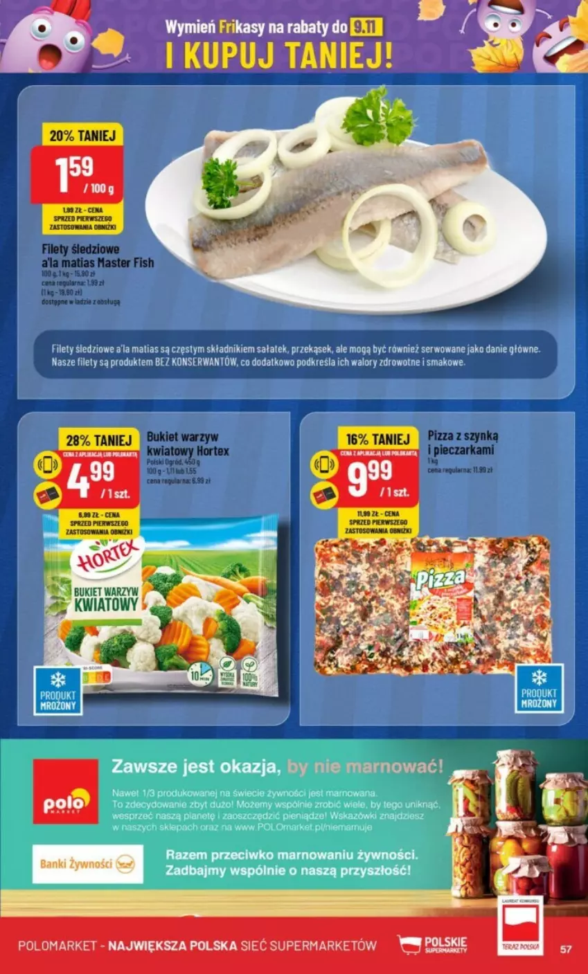 Gazetka promocyjna PoloMarket - ważna 16.10 do 22.10.2024 - strona 53 - produkty: Bukiet, Bukiet warzyw, Hortex, Ogród, Piec, Pieczarka, Pizza