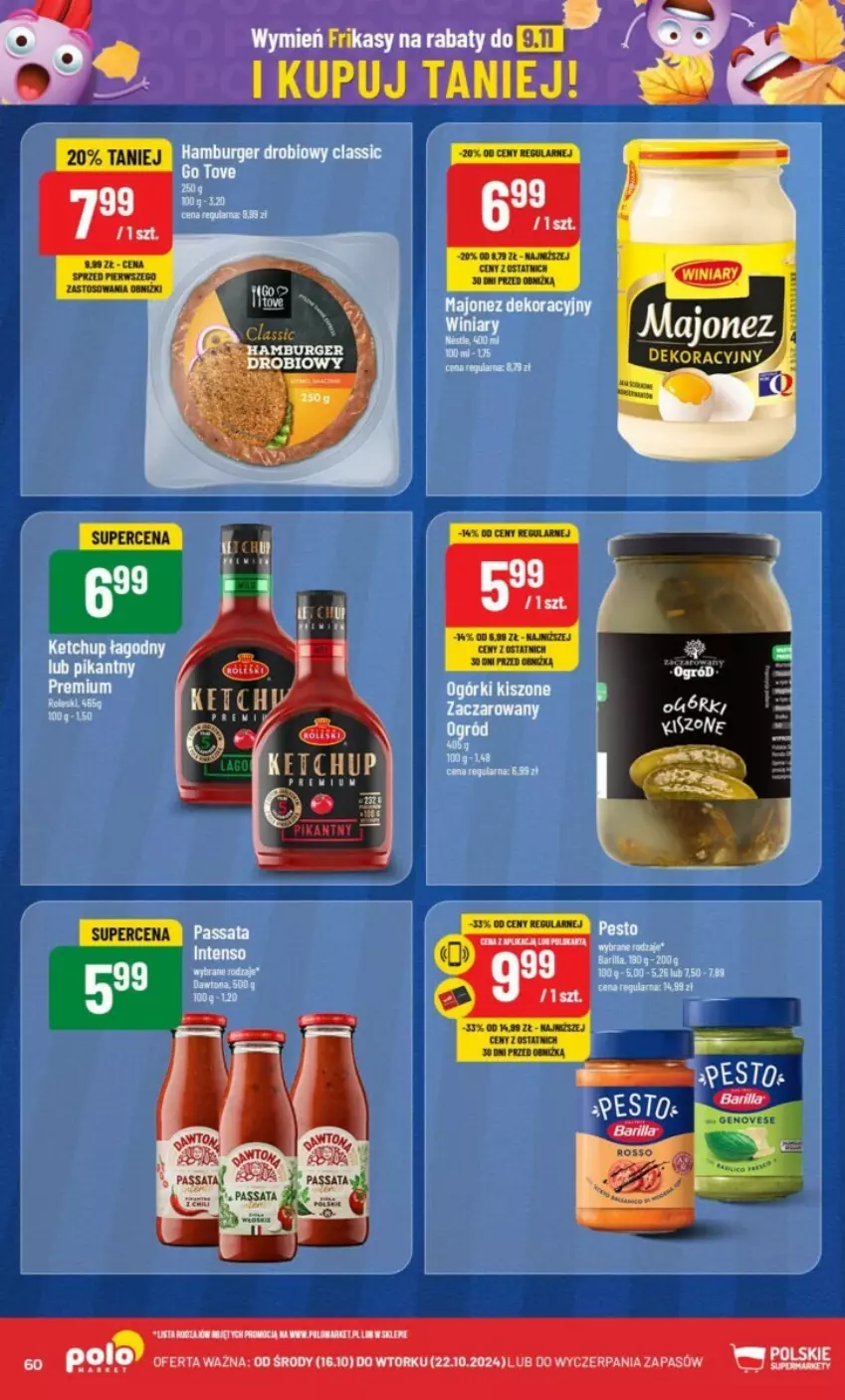 Gazetka promocyjna PoloMarket - ważna 16.10 do 22.10.2024 - strona 57 - produkty: Barilla, Ketchup, LG, Pesto, Winiary