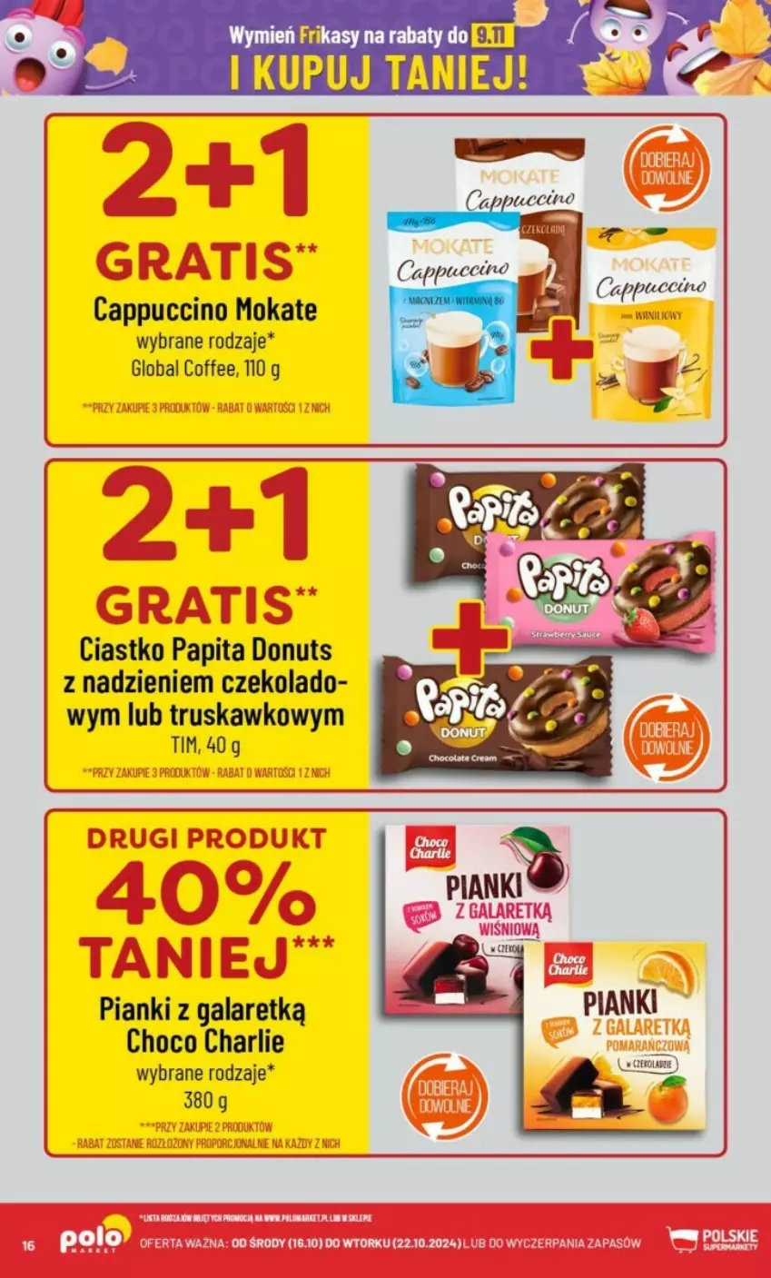 Gazetka promocyjna PoloMarket - ważna 16.10 do 22.10.2024 - strona 8 - produkty: Cappuccino, Donut, Gala