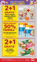 Gazetka promocyjna PoloMarket - Gazetka - ważna od 22.10 do 22.10.2024 - strona 5 - produkty: Ser topiony, Makaron, Top, Ser, Ryż, LANA, Sonko, Ryż biały
