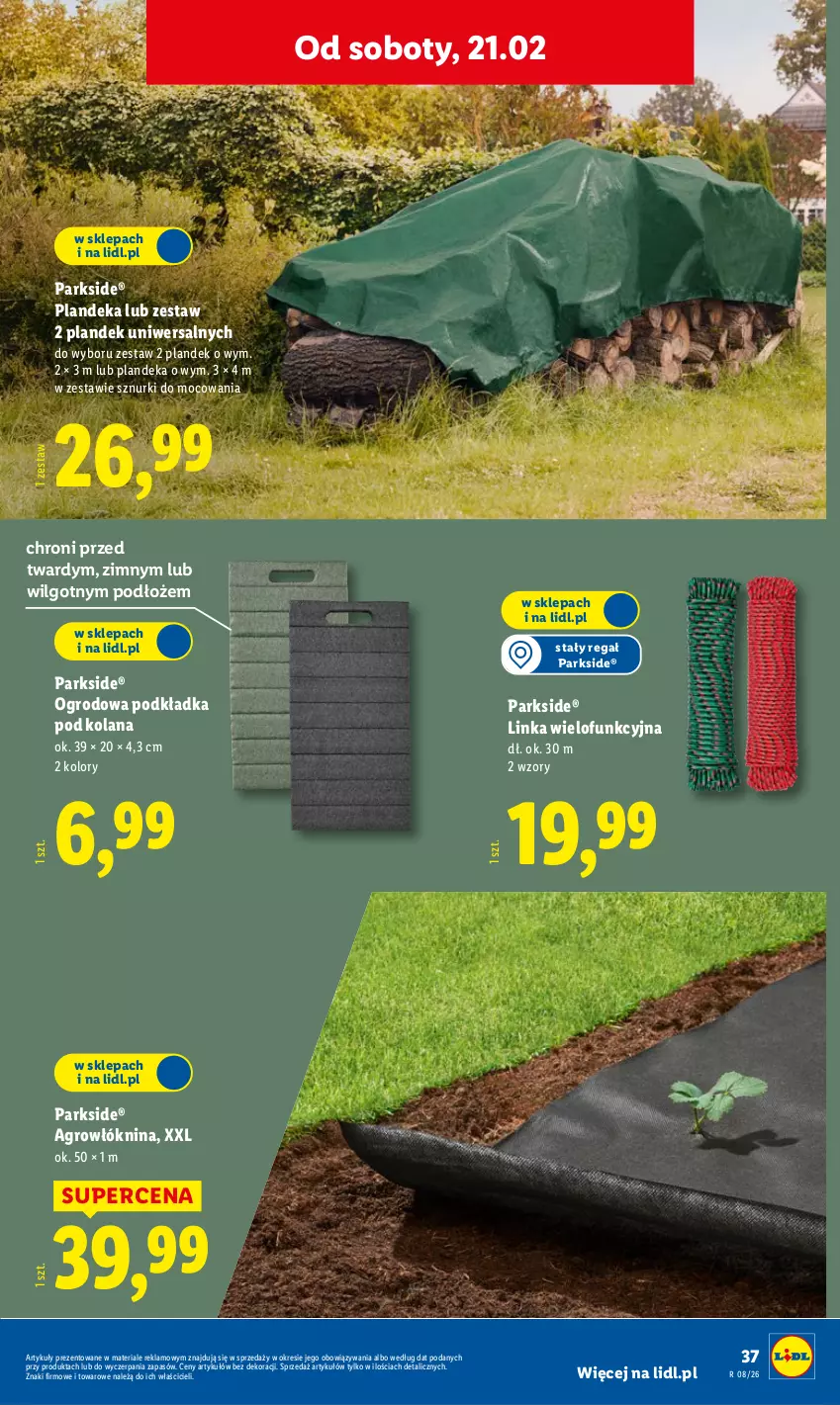 Gazetka promocyjna Lidl - GAZETKA - ważna 16.02 do 21.02.2026 - strona 41 - produkty: Inka, LANA, LG, Parkside, Podkład, Podkładka, Regał