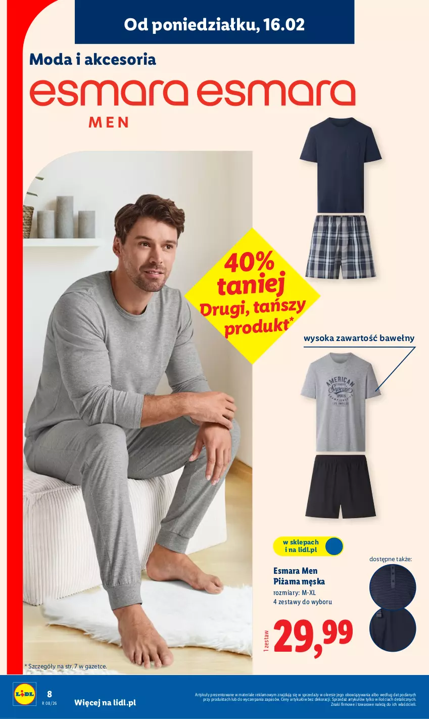 Gazetka promocyjna Lidl - GAZETKA - ważna 16.02 do 21.02.2026 - strona 8 - produkty: Moda, Piżama, Sok