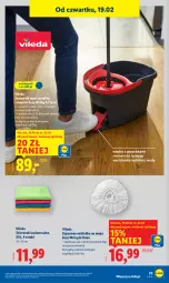 Gazetka promocyjna Lidl - GAZETKA - Gazetka - ważna od 21.02 do 21.02.2026 - strona 27 - produkty: Noż, Mop, Vileda, Wiadro