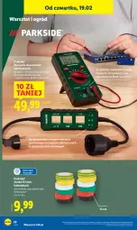 Gazetka promocyjna Lidl - GAZETKA - Gazetka - ważna od 21.02 do 21.02.2026 - strona 32 - produkty: Parkside, Regał, Miernik cyfrowy, Ogród