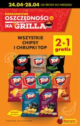 Gazetka promocyjna Biedronka - Od środy - Gazetka - ważna od 27.04 do 27.04.2024 - strona 11 - produkty: Top, Chipsy, Chrupki, Grill