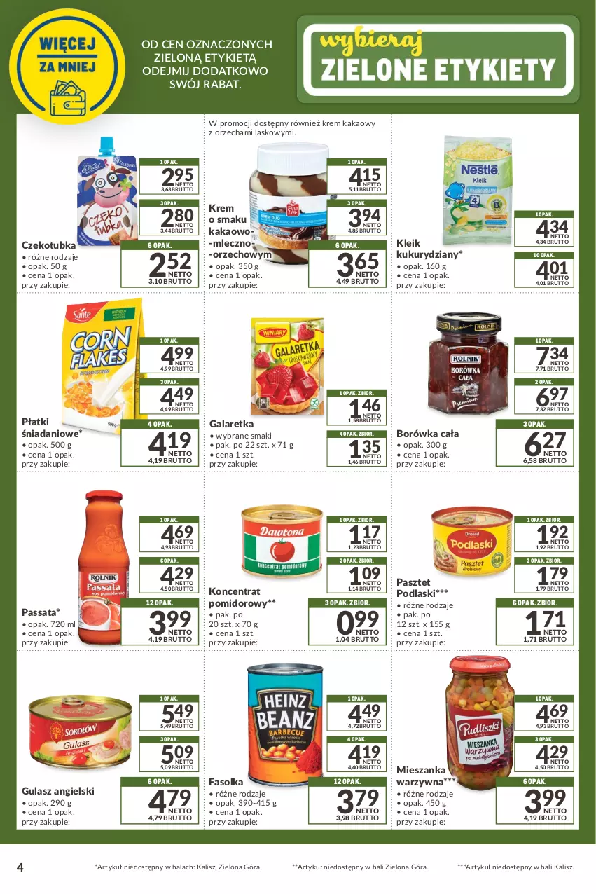 Gazetka promocyjna Makro - [Oferta promocyjna] Kupuj wiecej płać mniej - ważna 01.02 do 07.02.2022 - strona 4 - produkty: Borówka, Danio, Fa, Gala, Galaretka, Kakao, Koncentrat pomidorowy, Mieszanka warzyw, Pasztet, Podlaski