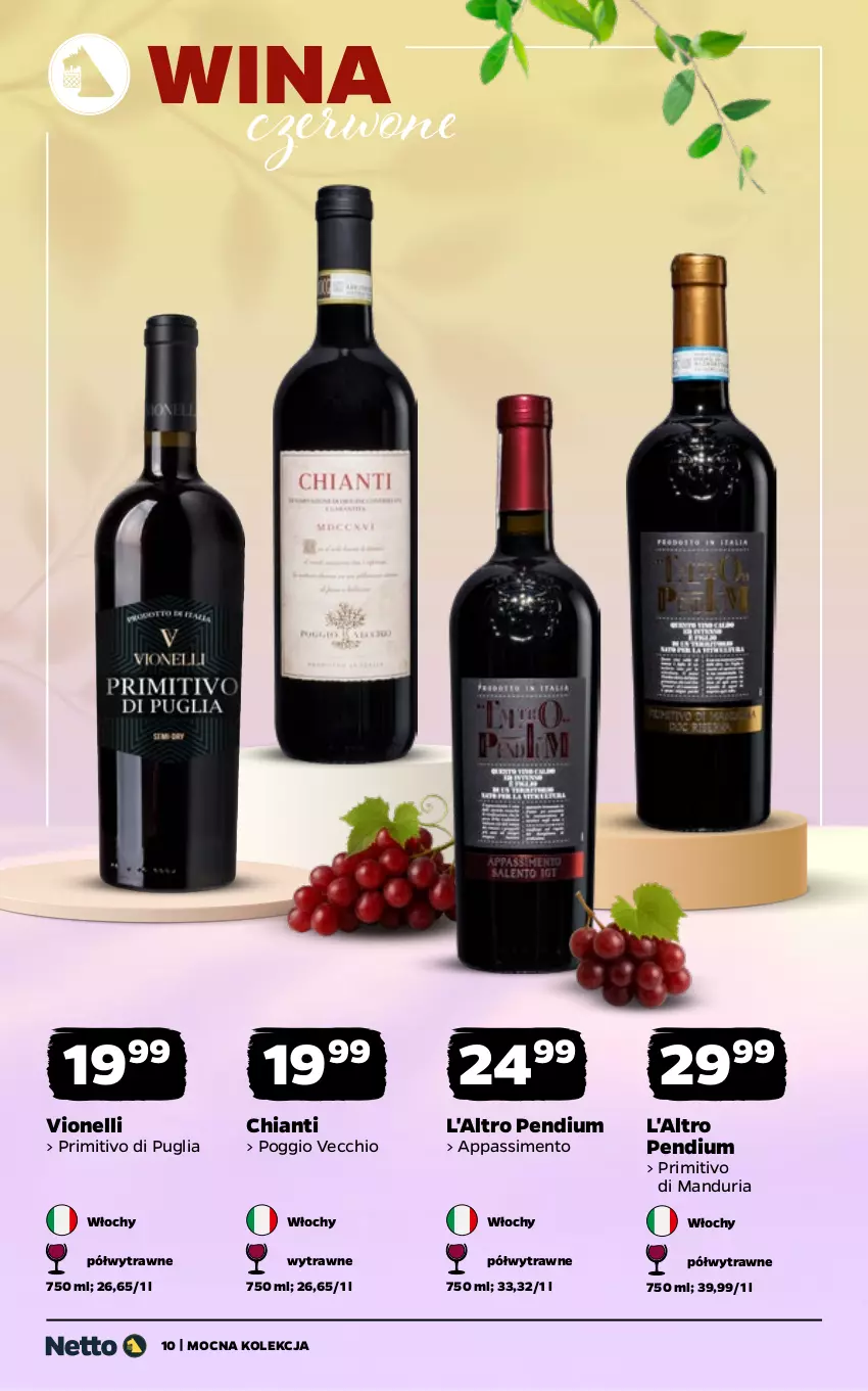 Gazetka promocyjna Netto - Alkohole - Mocne - ważna 16.03 do 29.03.2026 - strona 10 - produkty: Chia, Chianti