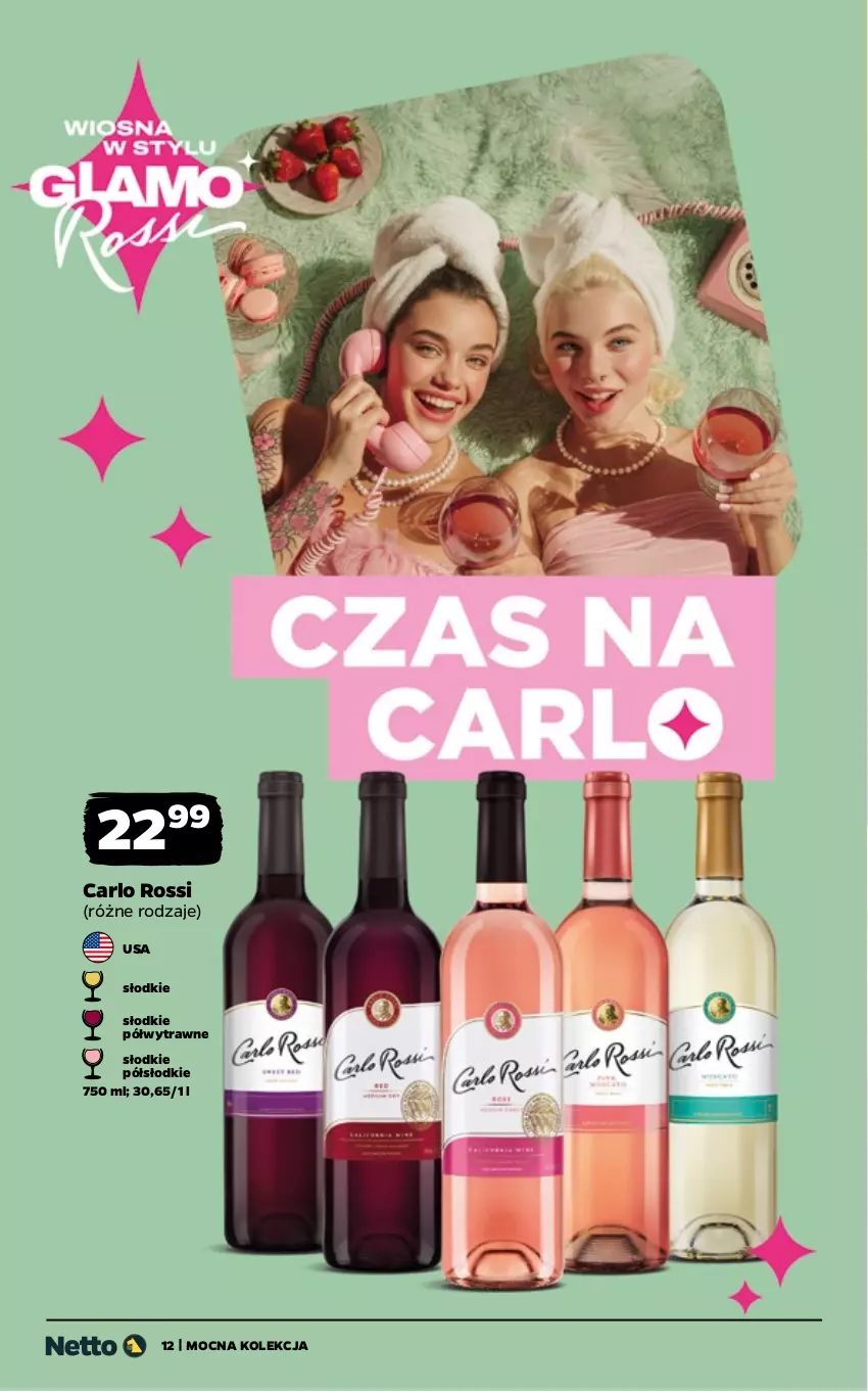 Gazetka promocyjna Netto - Alkohole - Mocne - ważna 16.03 do 29.03.2026 - strona 12 - produkty: Carlo Rossi