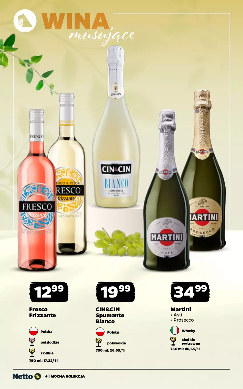 Gazetka promocyjna Netto - Alkohole - Mocne - ważna 16.03 do 29.03.2026 - strona 4 - produkty: Fresco, Martini, Mus, Prosecco, Puma