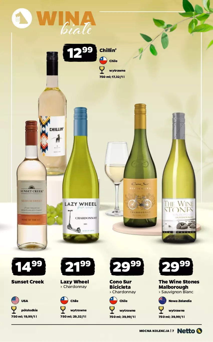 Gazetka promocyjna Netto - Alkohole - Mocne - ważna 16.03 do 29.03.2026 - strona 7 - produkty: BIC, Chardonnay, Sauvignon Blanc