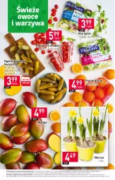 Gazetka promocyjna Stokrotka - Market - Gazetka - ważna od 29.03 do 29.03.2023 - strona 4 - produkty: Warzywa, Pomarańcze, Siatka, Sałat, Narcyz, Owoce, Mango, Pomidory, Mięso