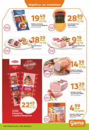 Gazetka promocyjna Gama - Gazetka Gama - Gazetka - ważna od 08.11 do 08.11.2021 - strona 3 - produkty: Piec, Kurczak, Polędwica, Gra, Kurczak gotowany, Parówki, Pasztet, Salceson, Tarczyński, Morliny, Przysmaki, Kiełbasa