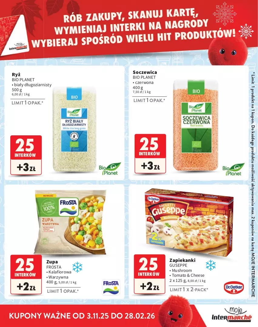 Gazetka promocyjna Intermarche - Katalog nagród - ważna 03.11.2025 do 28.02.2026 - strona 13 - produkty: Frosta, Kalafior, Mus, Ryż, Zupa