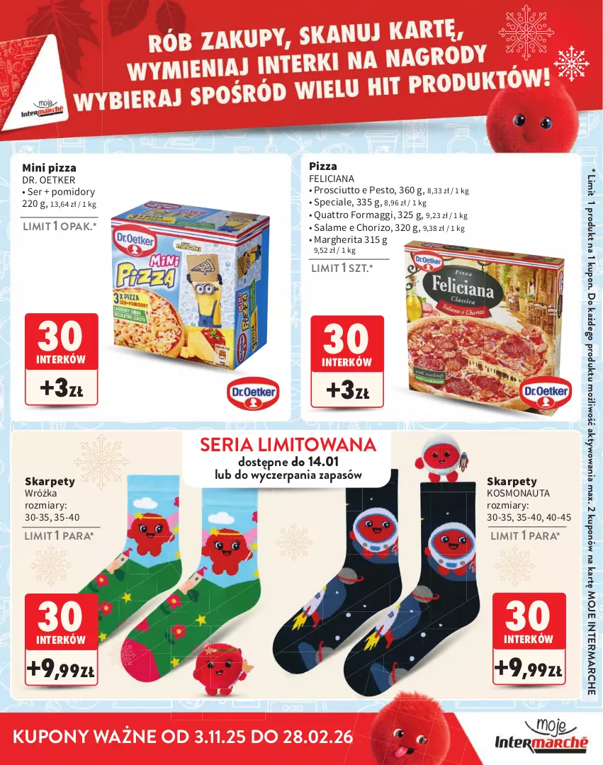 Gazetka promocyjna Intermarche - Katalog nagród - ważna 03.11.2025 do 28.02.2026 - strona 15 - produkty: Dr. Oetker, Feliciana, Karp, Maggi, Pesto, Pizza, Pomidory, Prosciutto, Ser