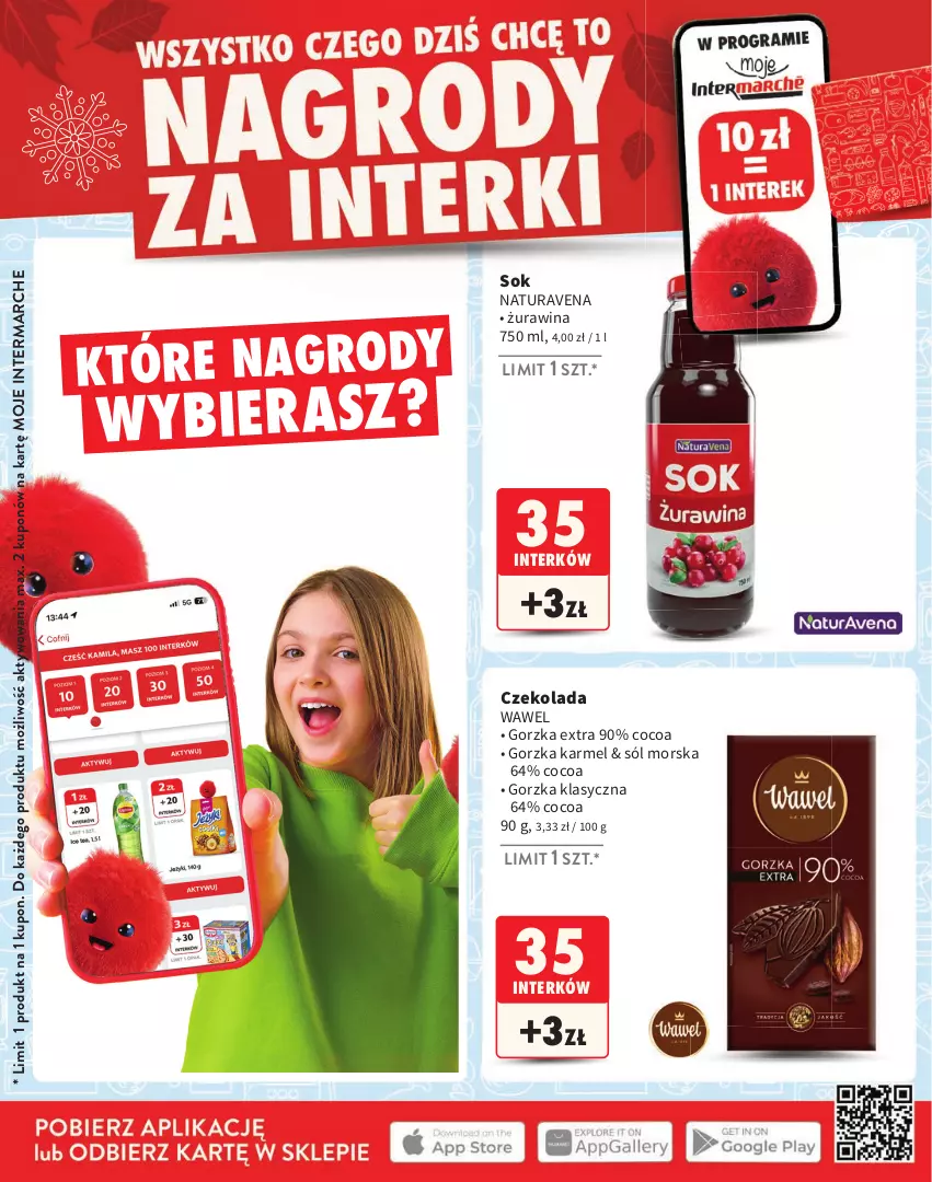 Gazetka promocyjna Intermarche - Katalog nagród - ważna 03.11.2025 do 28.02.2026 - strona 18 - produkty: Czekolada, Sok, Sól, Wawel