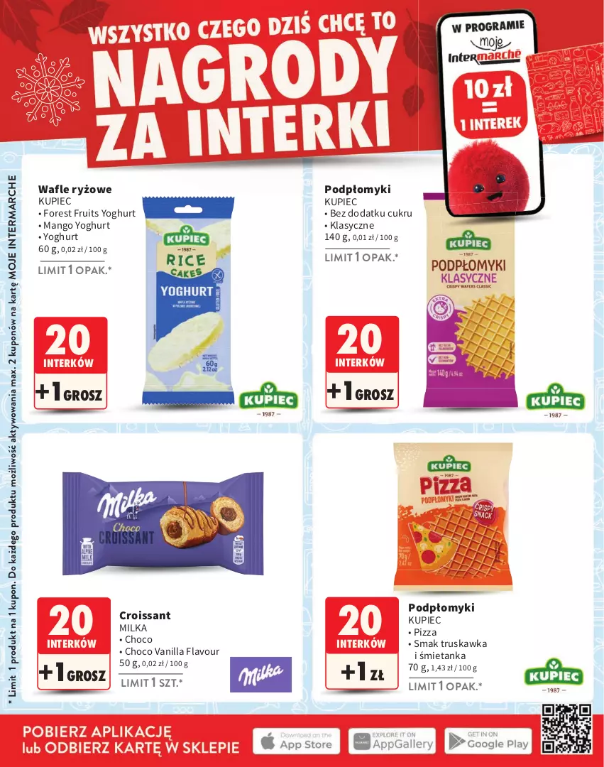 Gazetka promocyjna Intermarche - Katalog nagród - ważna 03.11.2025 do 28.02.2026 - strona 8 - produkty: Croissant, Kupiec, Mango, Milka, Piec, Pizza, Ryż, Wafle