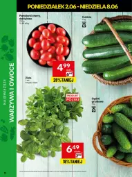 Gazetka promocyjna Delikatesy Centrum - Franczyza DC23 Poniedziałek - Gazetka - ważna od 08.06 do 08.06.2025 - strona 12 - produkty: Pomidorki, Bazyl, Bazylia, Mięta