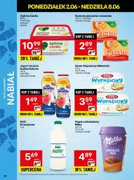 Gazetka promocyjna Delikatesy Centrum - Franczyza DC23 Poniedziałek - Gazetka - ważna od 08.06 do 08.06.2025 - strona 20 - produkty: Piec, Ser, Gra, Danone, Jogurt, Optima Cardio, Serek, Optima, Kasia, Napój, Kefir, Milka