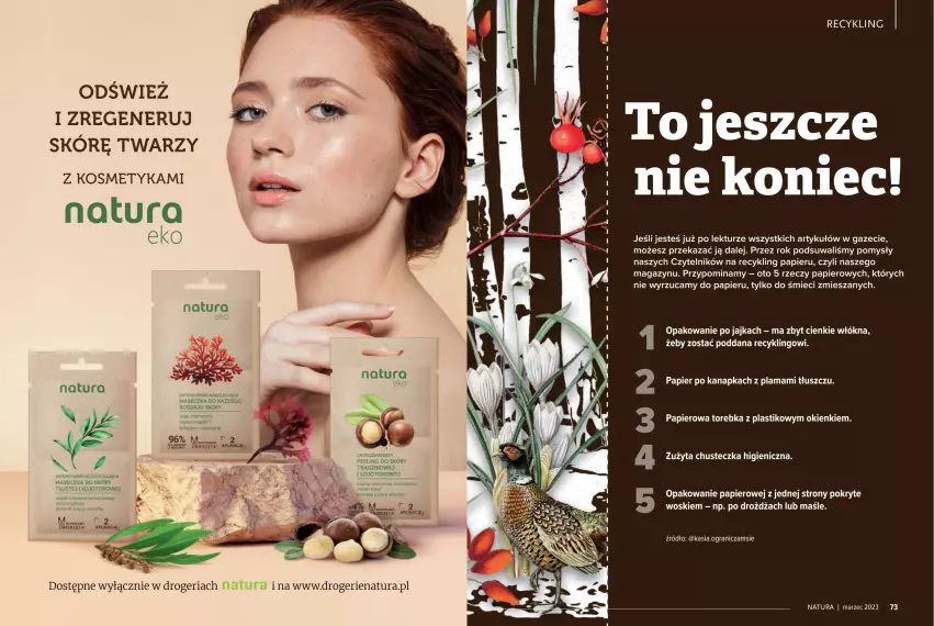 Gazetka promocyjna Drogerie Natura - Gazetka Drogerie Natura - ważna 01.03 do 31.03.2023 - strona 37 - produkty: Gra, Kasia, LG, Masło, Papier, Peeling, Torebka, Zwierzęta