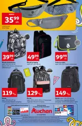 Gazetka promocyjna Auchan - Szkoła Oszczędzania Hipermarkety - Gazetka - ważna od 17.08 do 17.08.2022 - strona 10 - produkty: Top, Organizer, Tera, Plecak, Torba, Fa