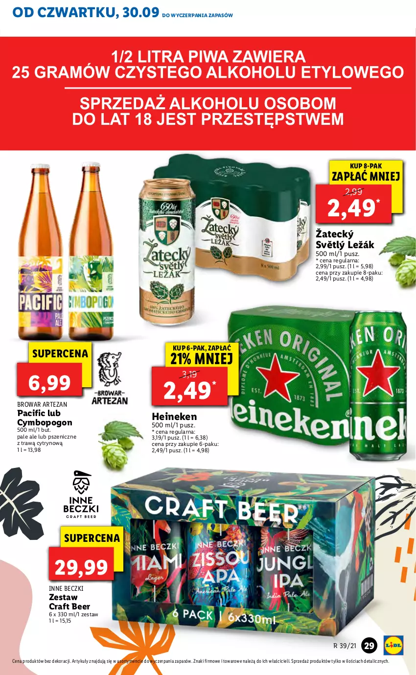 Gazetka promocyjna Lidl - GAZETKA - ważna 30.09 do 03.10.2021 - strona 29 - produkty: Cif, Heineken