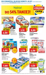 Gazetka promocyjna Lidl - GAZETKA - Gazetka - ważna od 03.10 do 03.10.2021 - strona 19 - produkty: Serek puszysty, Jogurt naturalny, Ser, Gra, Twaróg, Favita, Jogurt owocowy, Piątnica, Jogurt, Mlekovita, Serek, Pilos, Margaryna, Bakoma, Twaróg półtłusty, Delma, Mleko, Fa