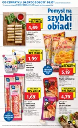 Gazetka promocyjna Lidl - GAZETKA - Gazetka - ważna od 03.10 do 03.10.2021 - strona 33 - produkty: Piec, Kurczak, Sajgonki, Sałatka, Tortilla, Sałat, Virtu, Zapiekanka, Pieczarka, Frytki