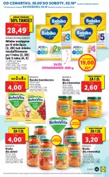 Gazetka promocyjna Lidl - GAZETKA - Gazetka - ważna od 03.10 do 03.10.2021 - strona 39 - produkty: Mleko modyfikowane, BoboVita, O nas, Bebiko, Danie dla dzieci, Dzieci, Mleko