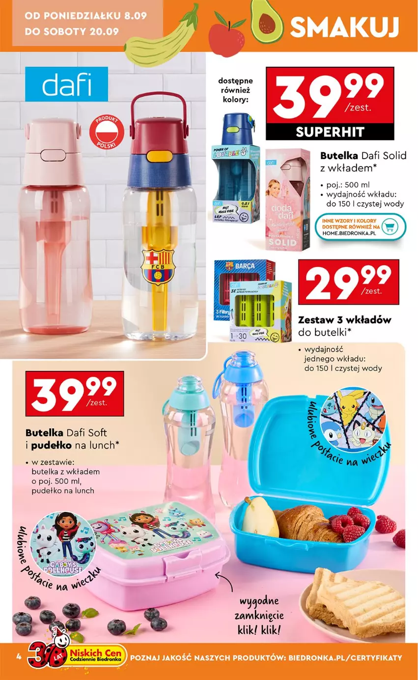 Gazetka promocyjna Biedronka - Okazje Tygodnia - ważna 08.09 do 20.09.2025 - strona 6 - produkty: Pudełko