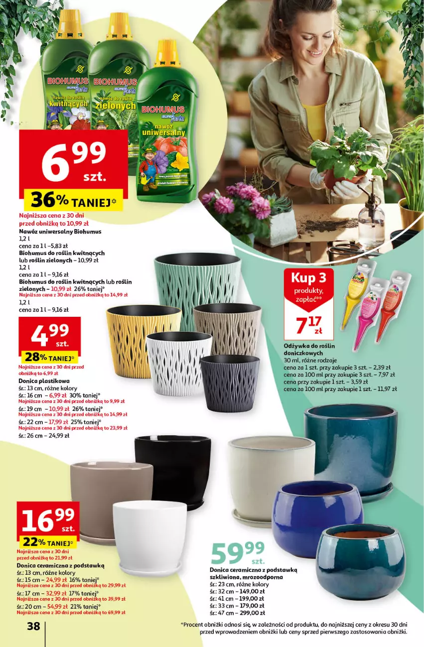 Gazetka promocyjna Auchan - Gazetka z MAŁĄ CENKĄ dźwigniesz więcej! Hipermarket Auchan - ważna 29.02 do 06.03.2024 - strona 38 - produkty: Biohumus, Mus, Nawóz, Por, Rum