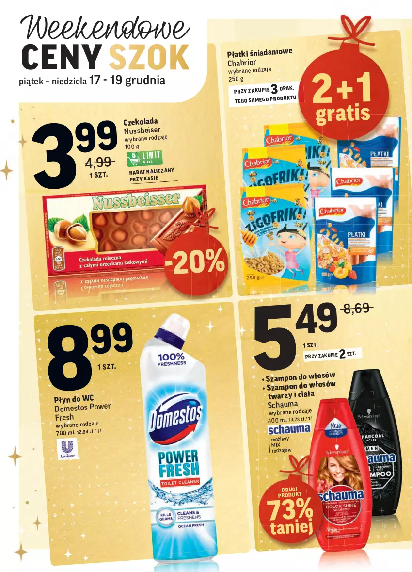 Gazetka promocyjna Intermarche - Gazetka promocyjna - ważna 14.12 do 19.12.2021 - strona 47 - produkty: Chabrior, Czekolada, Danio, Gra, Schauma, Ser, Szampon