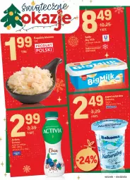 Gazetka promocyjna Intermarche - Gazetka promocyjna - Gazetka - ważna od 19.12 do 19.12.2021 - strona 2 - produkty: Jogurt naturalny, Danone, Jogurt, Big Milk, Activia, Lody, Bakoma
