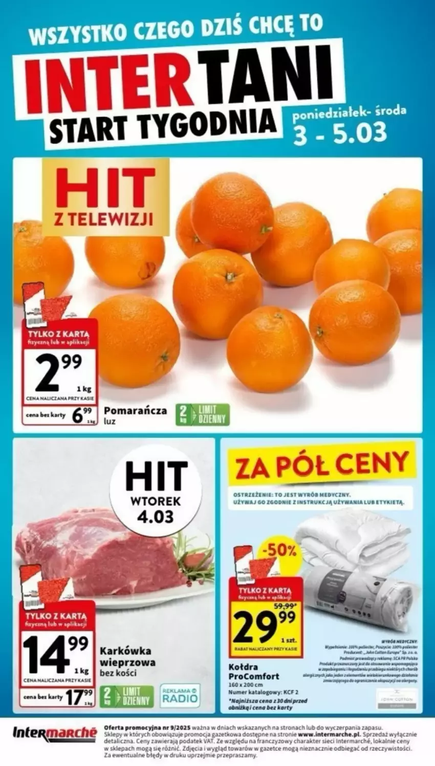 Gazetka promocyjna Intermarche - ważna 03.03 do 05.03.2025 - strona 1 - produkty: LG, Por