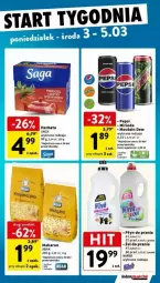 Gazetka promocyjna Intermarche - Gazetka - ważna od 05.03 do 05.03.2025 - strona 3 - produkty: Płyn do prania, Makaron, Saga, Mirinda, Herbata