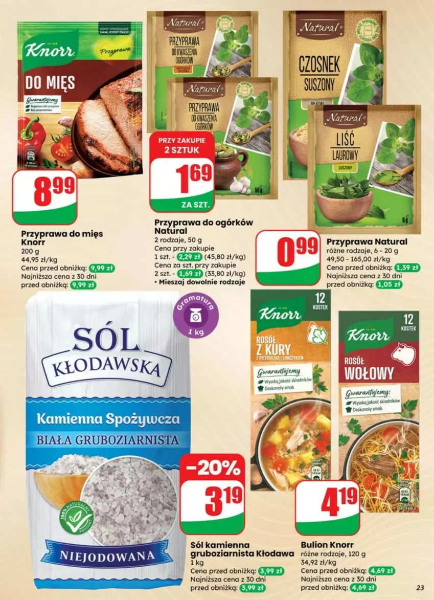 Gazetka promocyjna Dino - ważna 02.07 do 08.07.2025 - strona 16 - produkty: Bulion, Knorr, Lion, Sól
