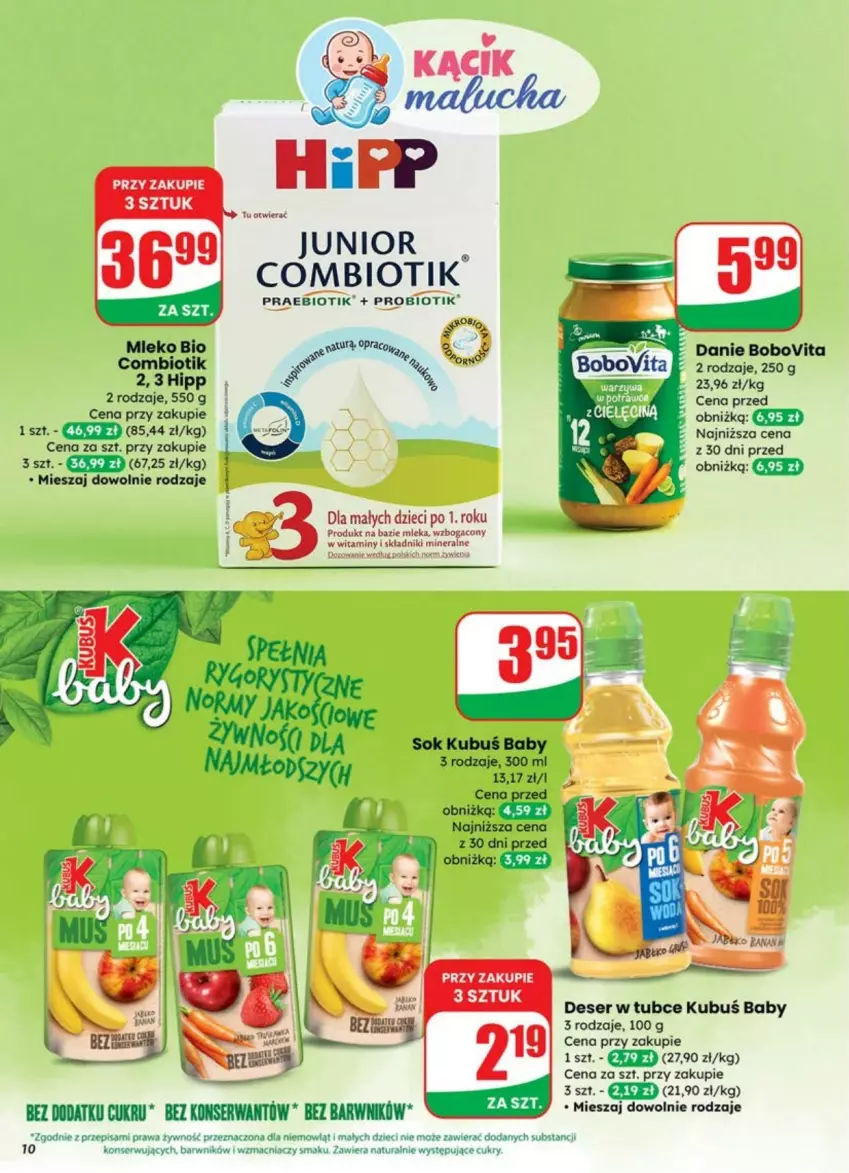 Gazetka promocyjna Dino - ważna 02.07 do 08.07.2025 - strona 2 - produkty: BoboVita, Deser, Dzieci, HiPP, Kubuś, Ser, Sok, Vita C